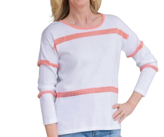 Angel - Striped Scoopneck Sweater