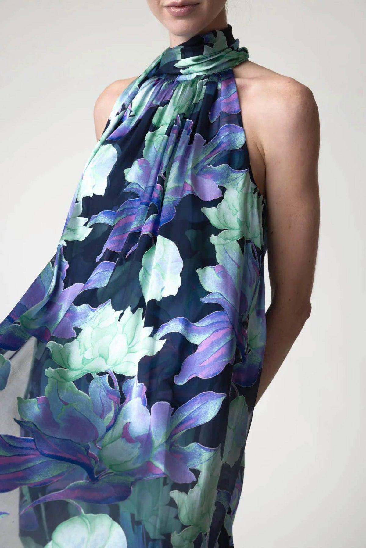 Christy Lynn - Rosa Silk Short Dress