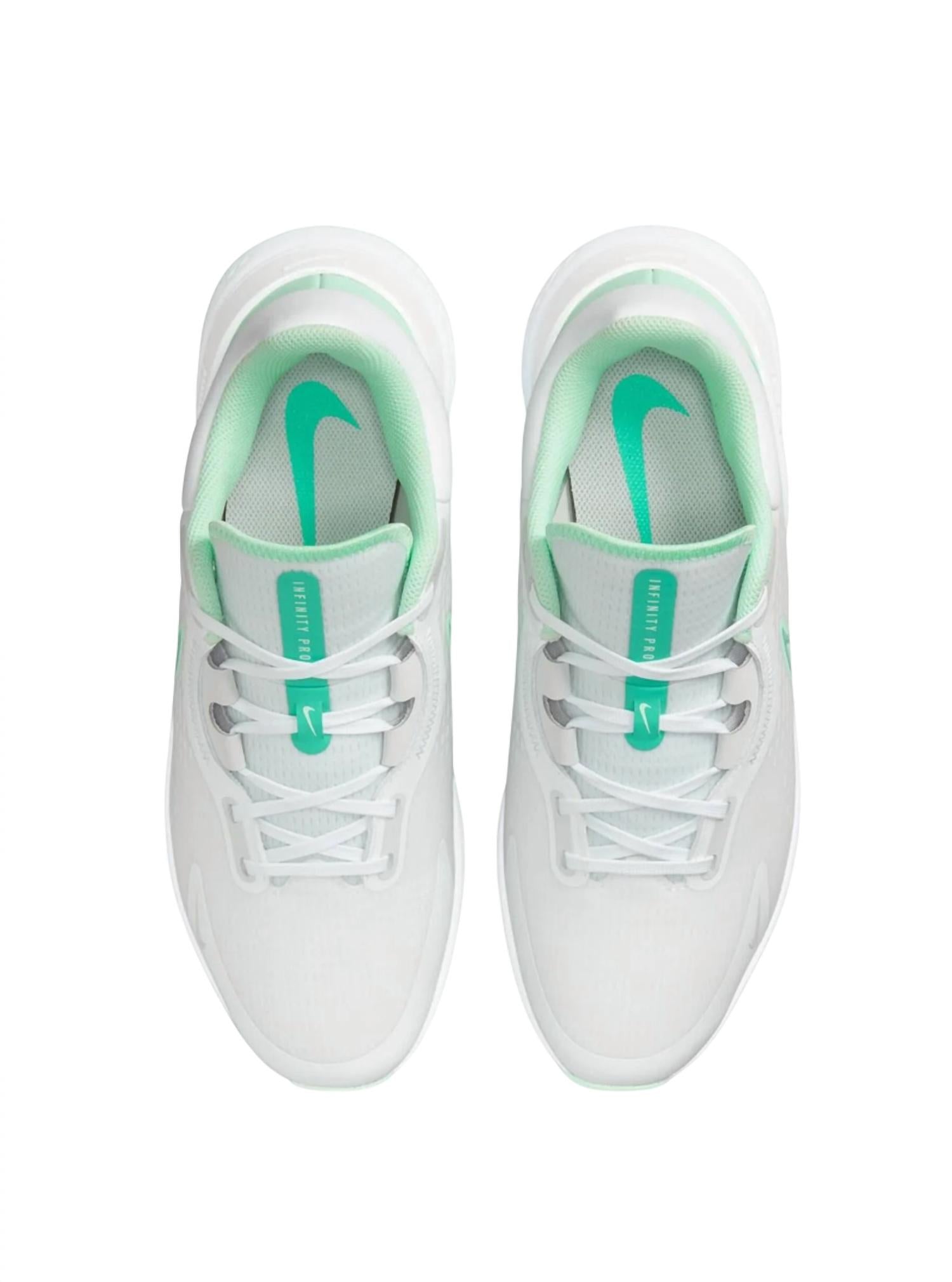 NIKE Men Infinity Pro 2 Golf Shoes in white green - men's shoe - alternate view