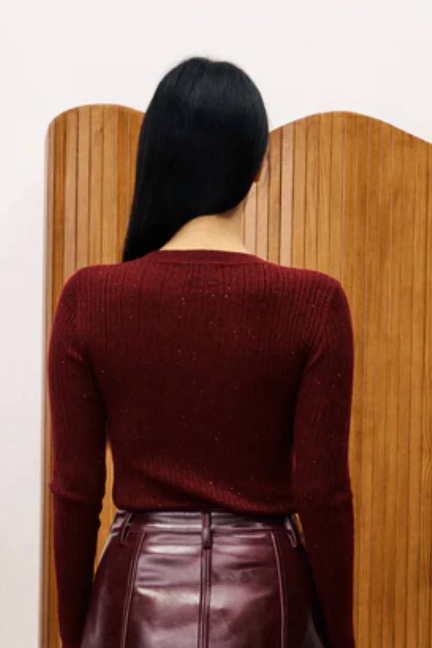 Frnch - Geranium Sequined Sweater