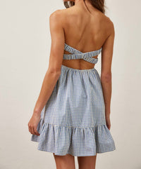 Creamon - Gingham Mini Dress