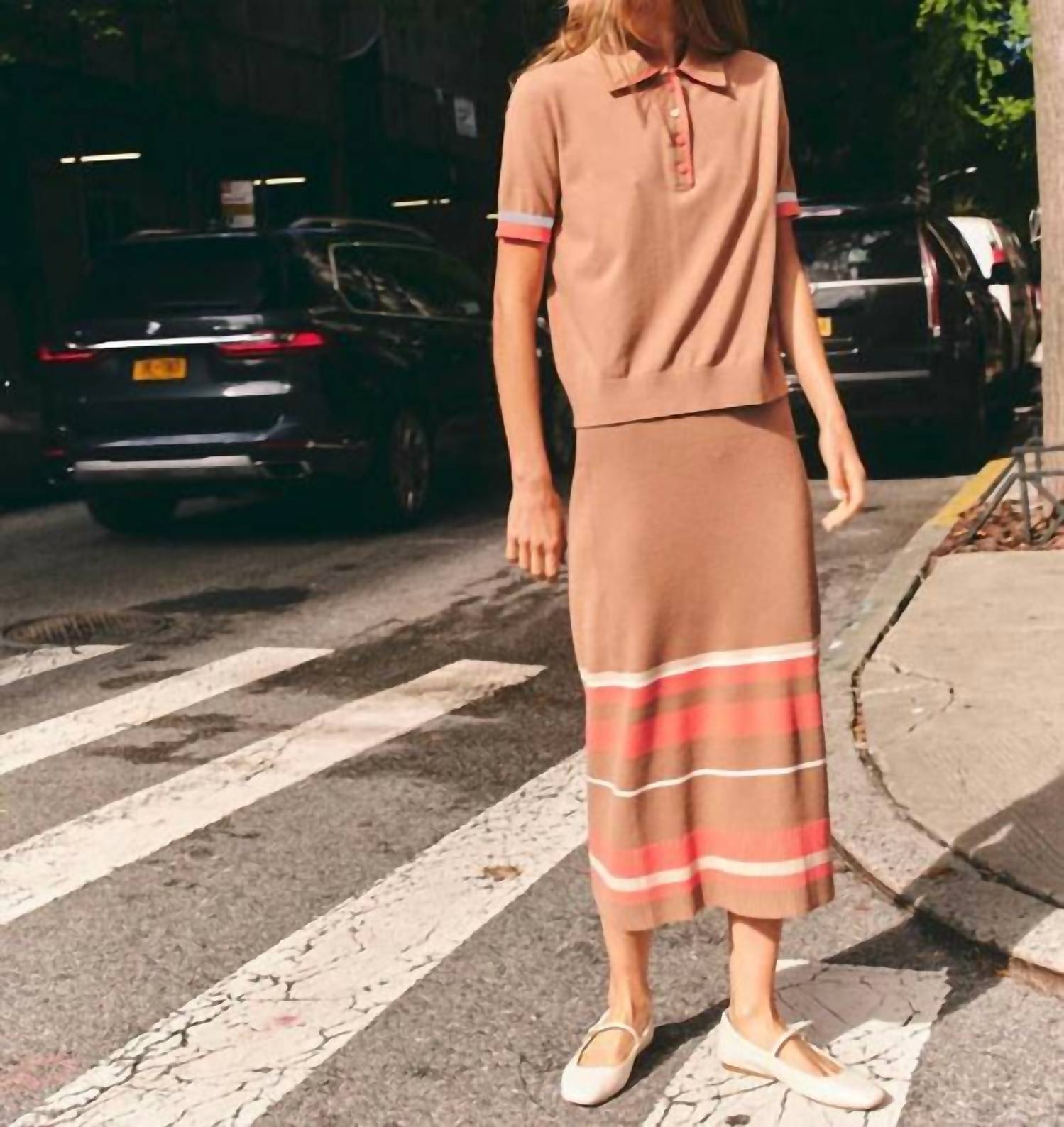 Cartolina Nantucket - Avril Midi Skirt