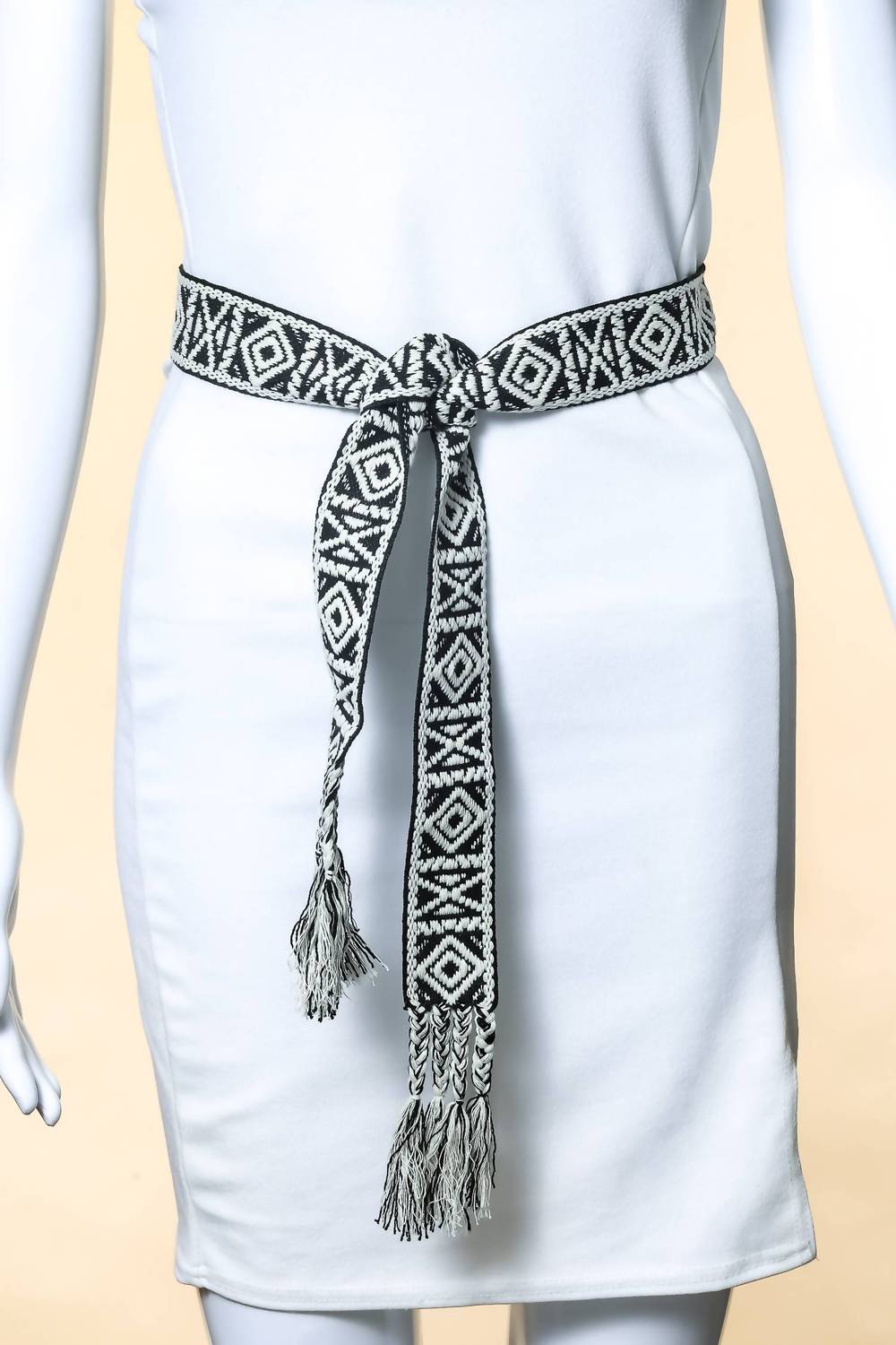 Anarchy Street - Women's Boho Pattern Embroidered Braided Belt