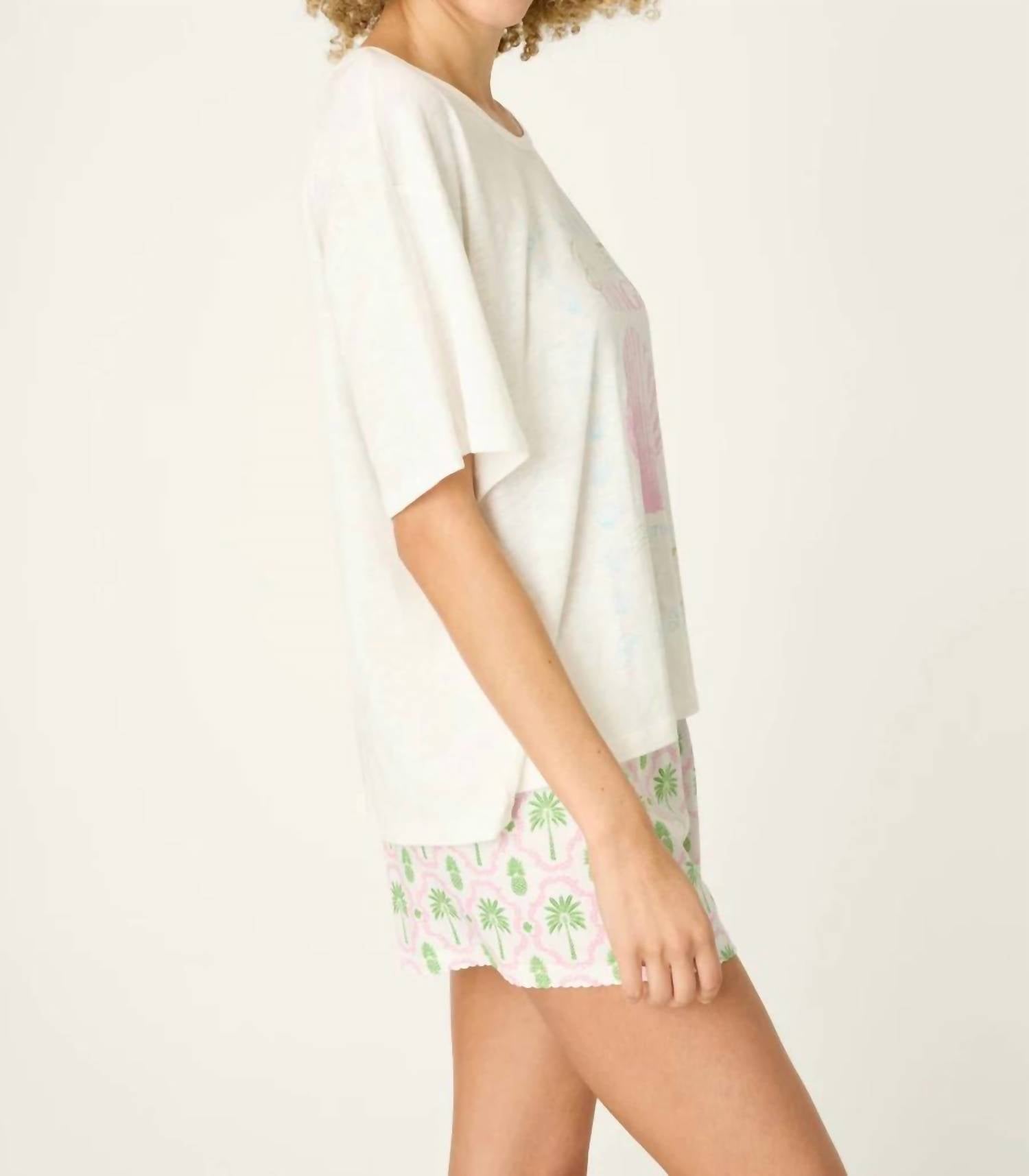 Pj Salvage - Playful Prints Bon Voyage Short Sleeve Tee