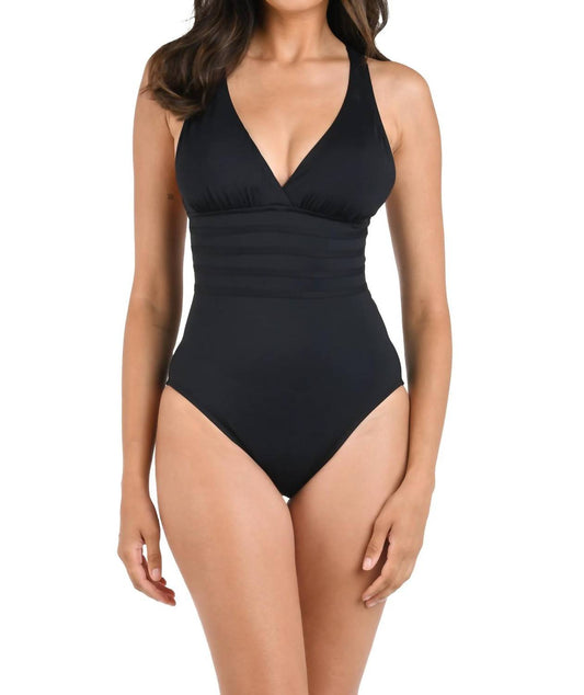 La Blanca - STANDARD ISLAND GODDESS MULTI STRAP CROSS BACK ONE-PIECE SWIMSUIT