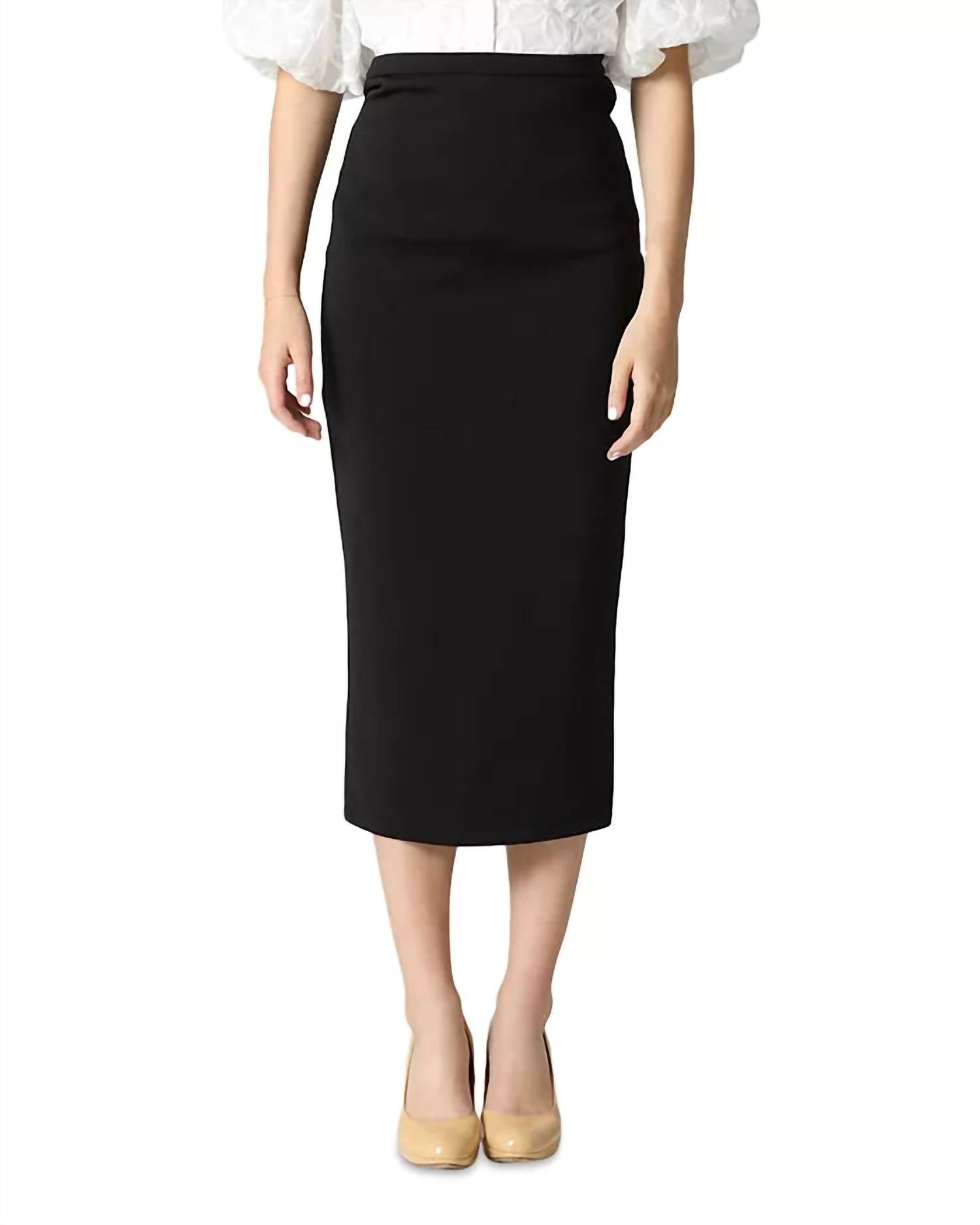 Gracia - High Waist Fitted Skirt
