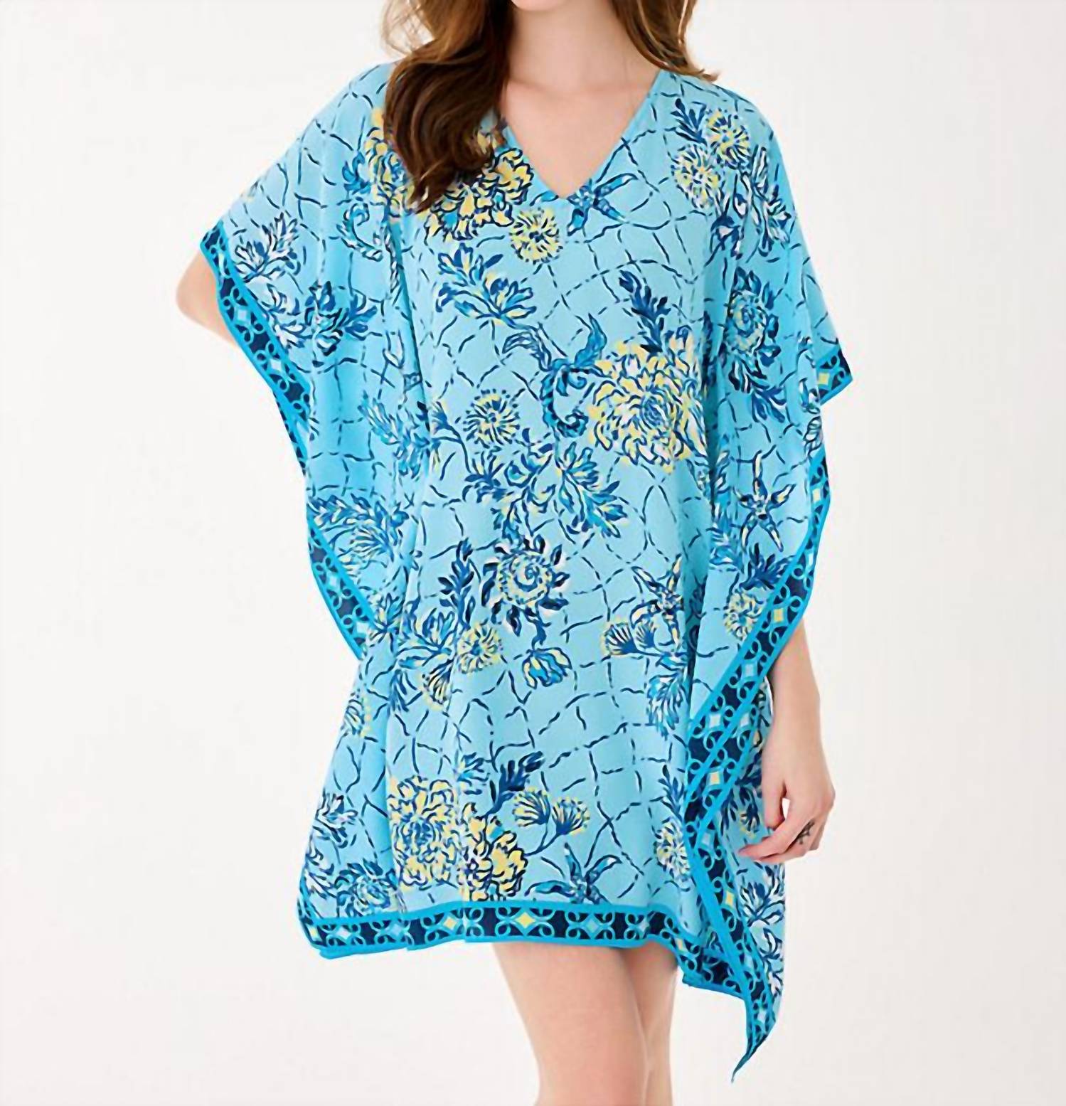 Lilly Pulitzer Lindamarie Silk Dress in bellevue blue - women's dress