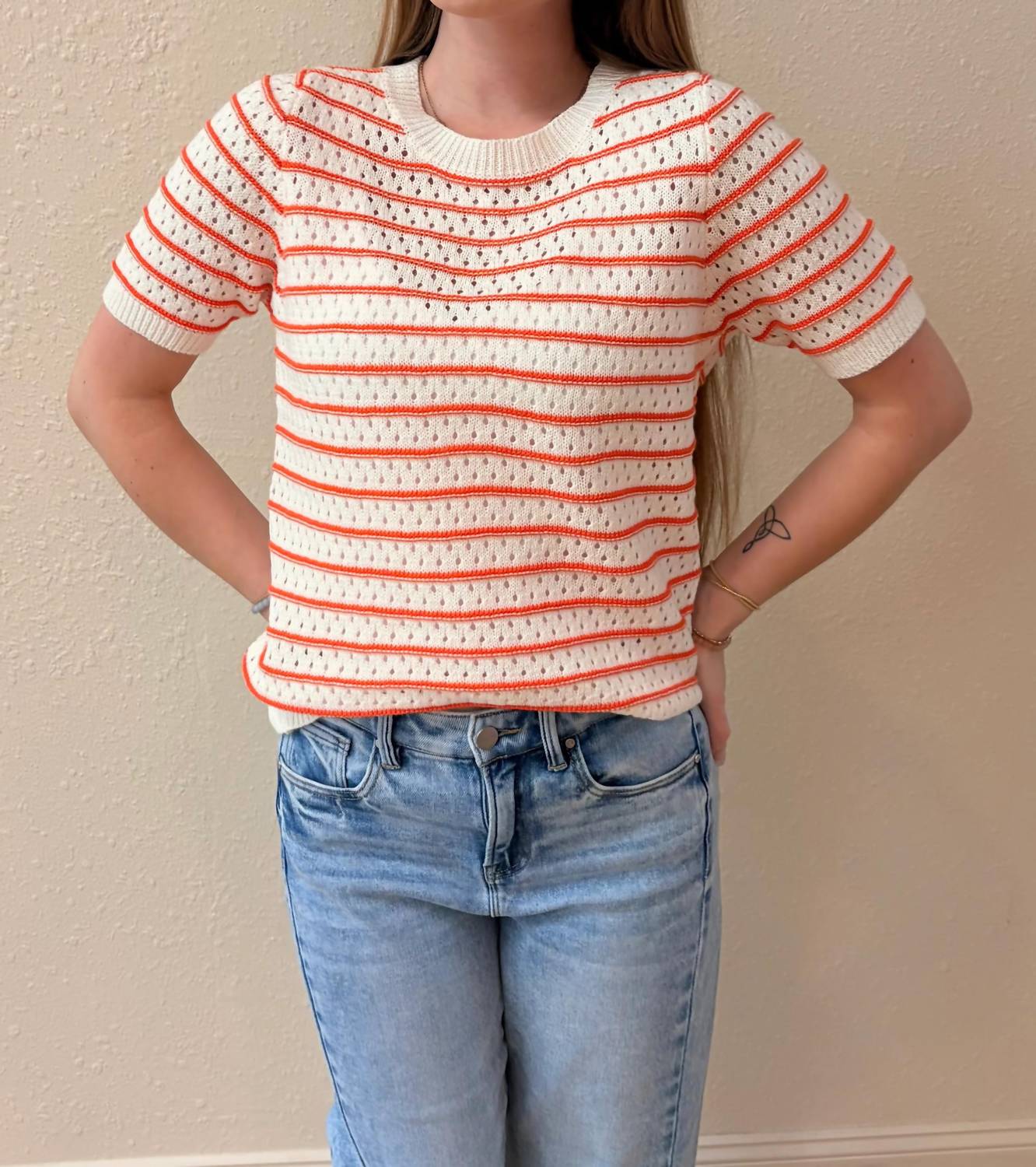 Staccato - Ivy Stripe Knit Top