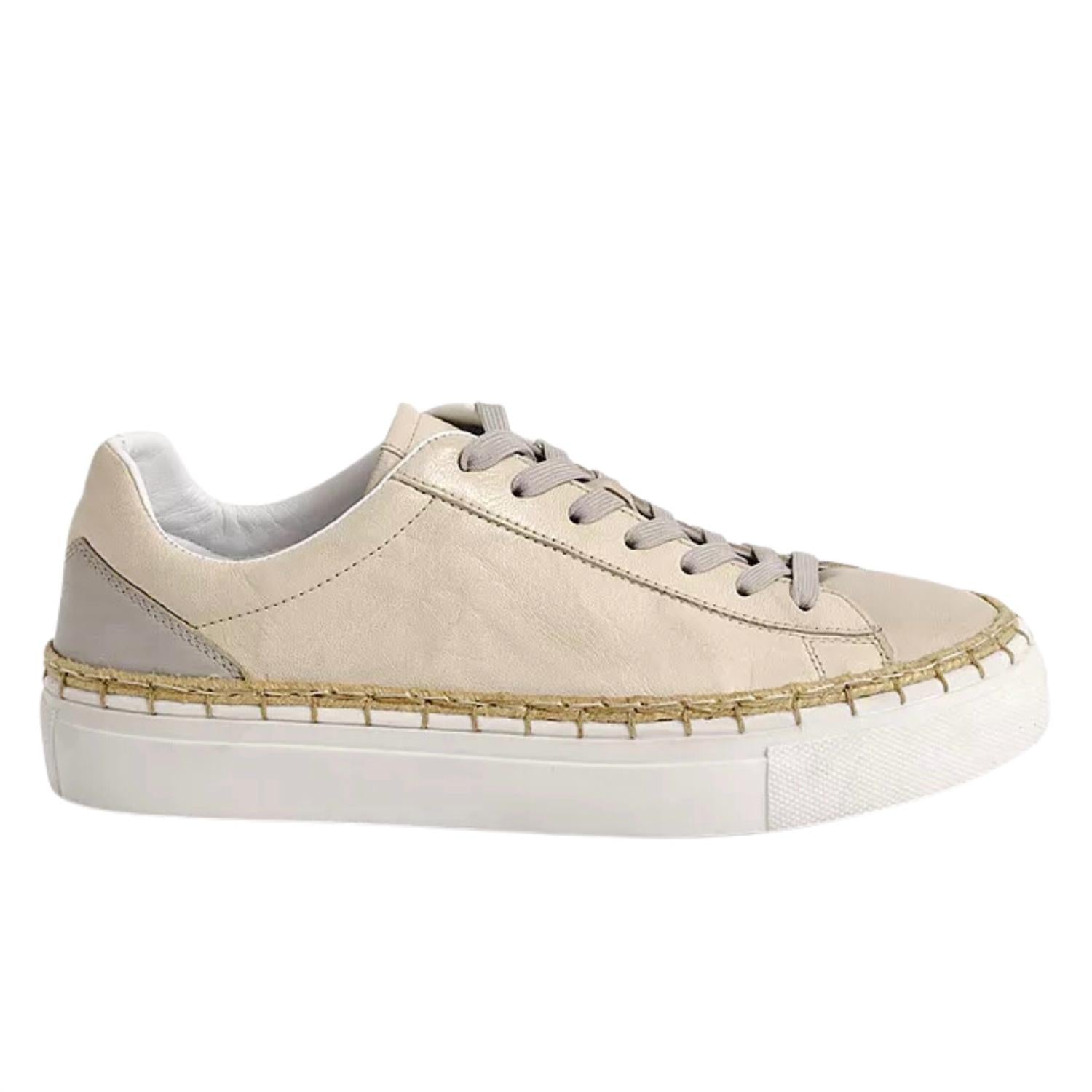 Free People Women's Scotty Sneakers in plaster - women's sneaker - detail view