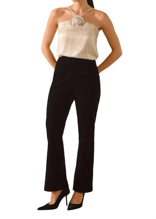 Greylin - Milton Velvet Straight Leg Pant