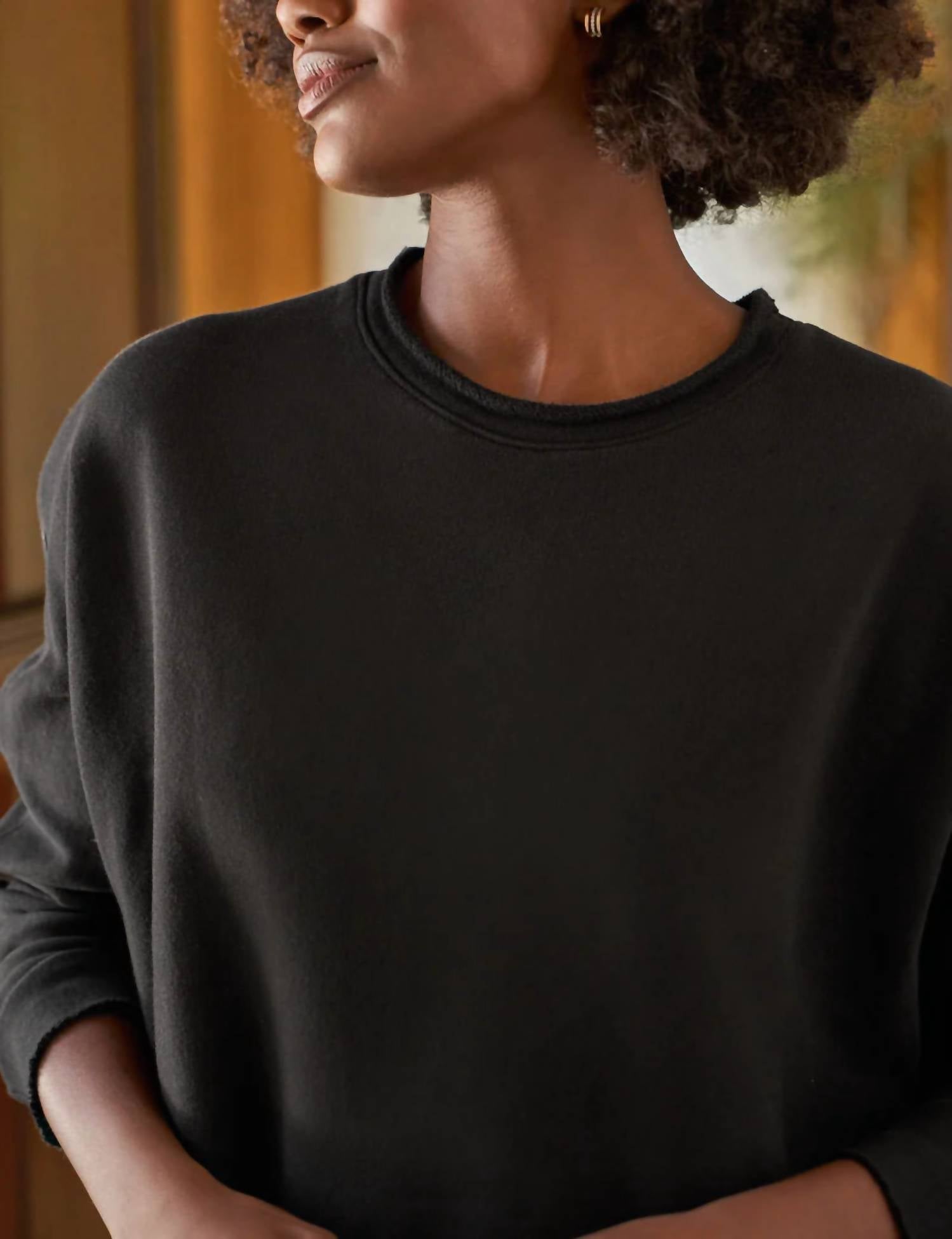 Frank & Eileen - Anna Long Sleeve Capelet Top