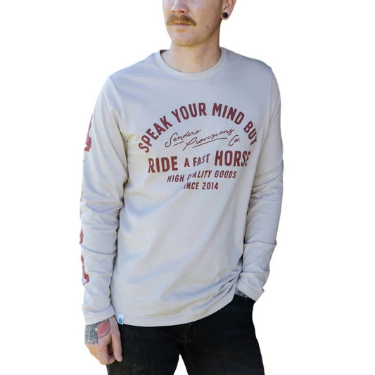 Sendero Provisions Co. - FAST HORSE LONG SLEEVE T-SHIRT