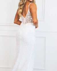 Cinderella Divine - Jessie Sequin Lace Bustier Formal Dress