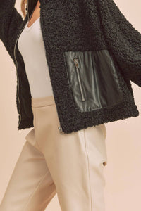 Aemi + Co - Penny Vegan Sherpa Jacket