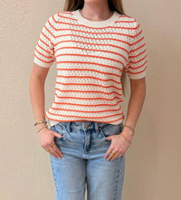 Staccato - Ivy Stripe Knit Top