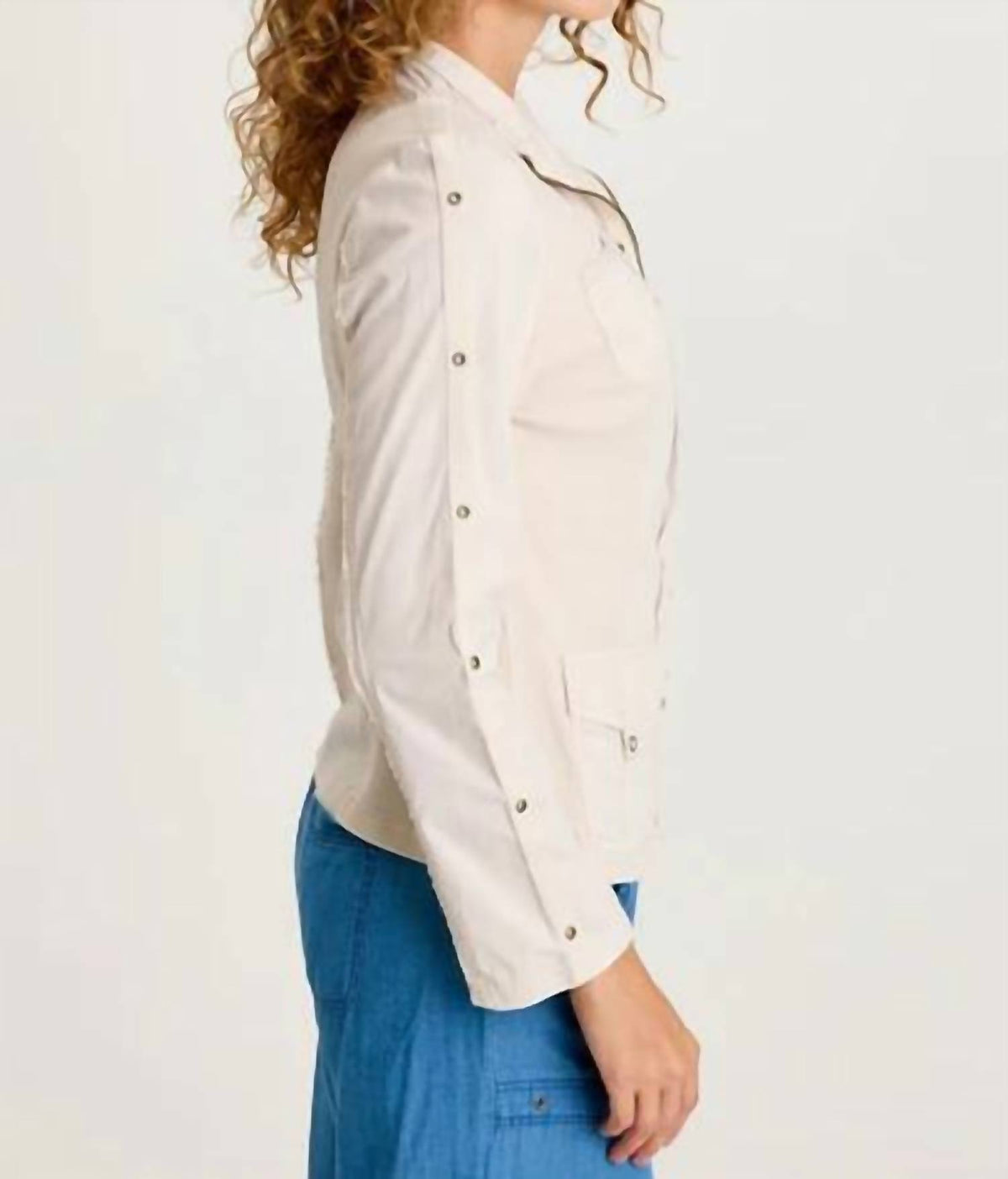 Xcvi - Murphy Poplin Fitted Zip-up Jacket