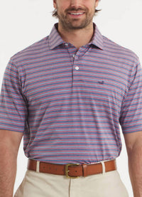 Southern Marsh - Maybourne Featherlight Stripe Polo Shirt