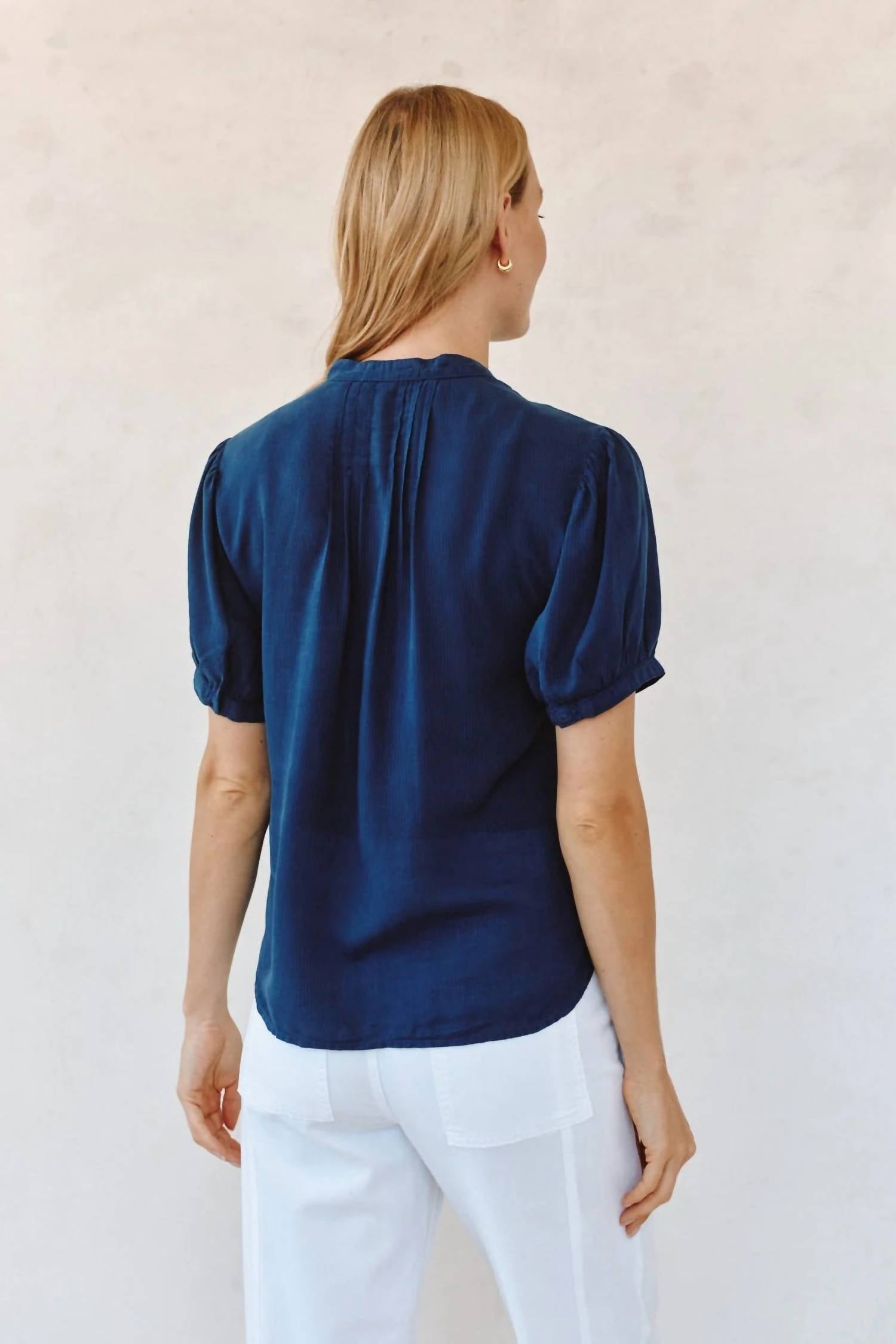 Bella Dahl - Short Sleeve Pintuck Shirt