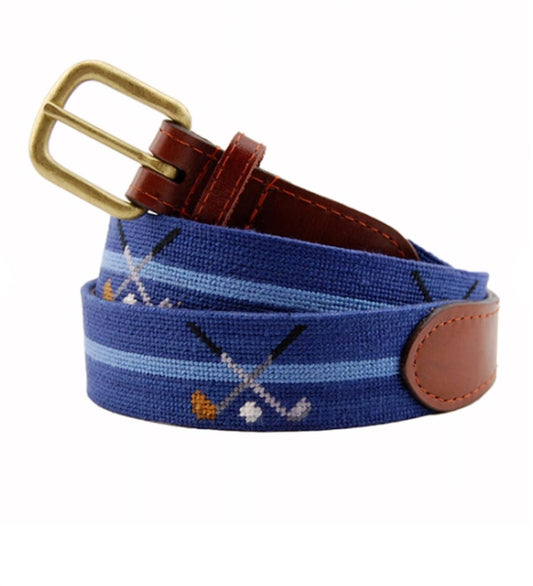 Smathers & Branson - Men's Crossed Clubs Belt