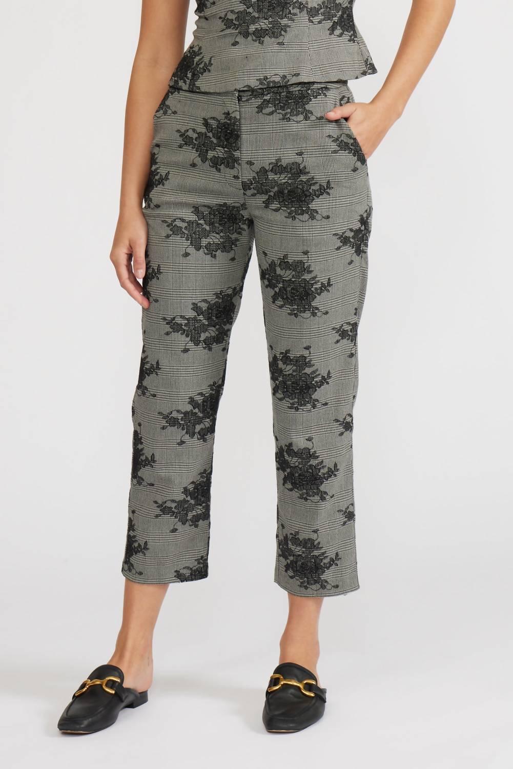 Lucy Paris - Women's Maria Embroidered Pants