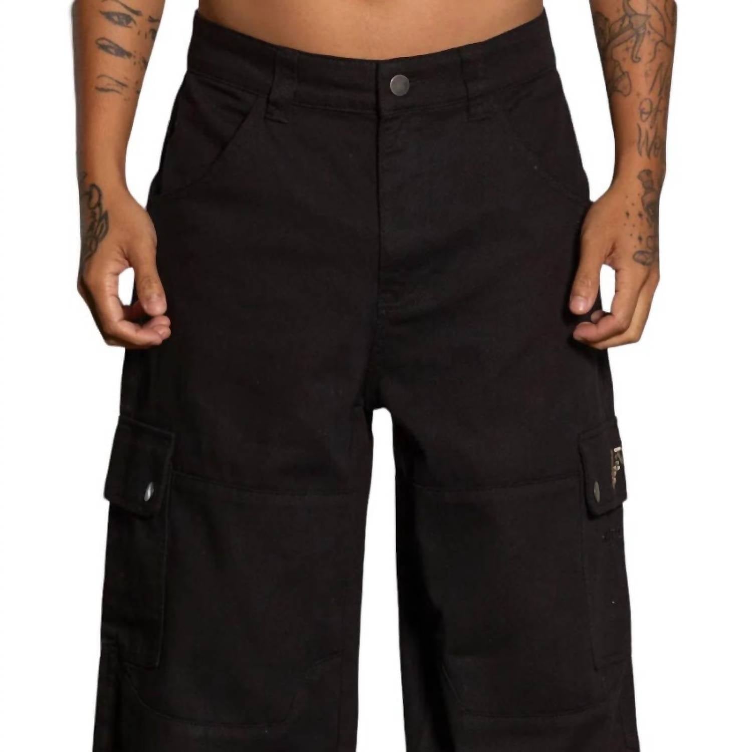 Loiter Anti Flow Cargo Pants in black - men's pants - view 7