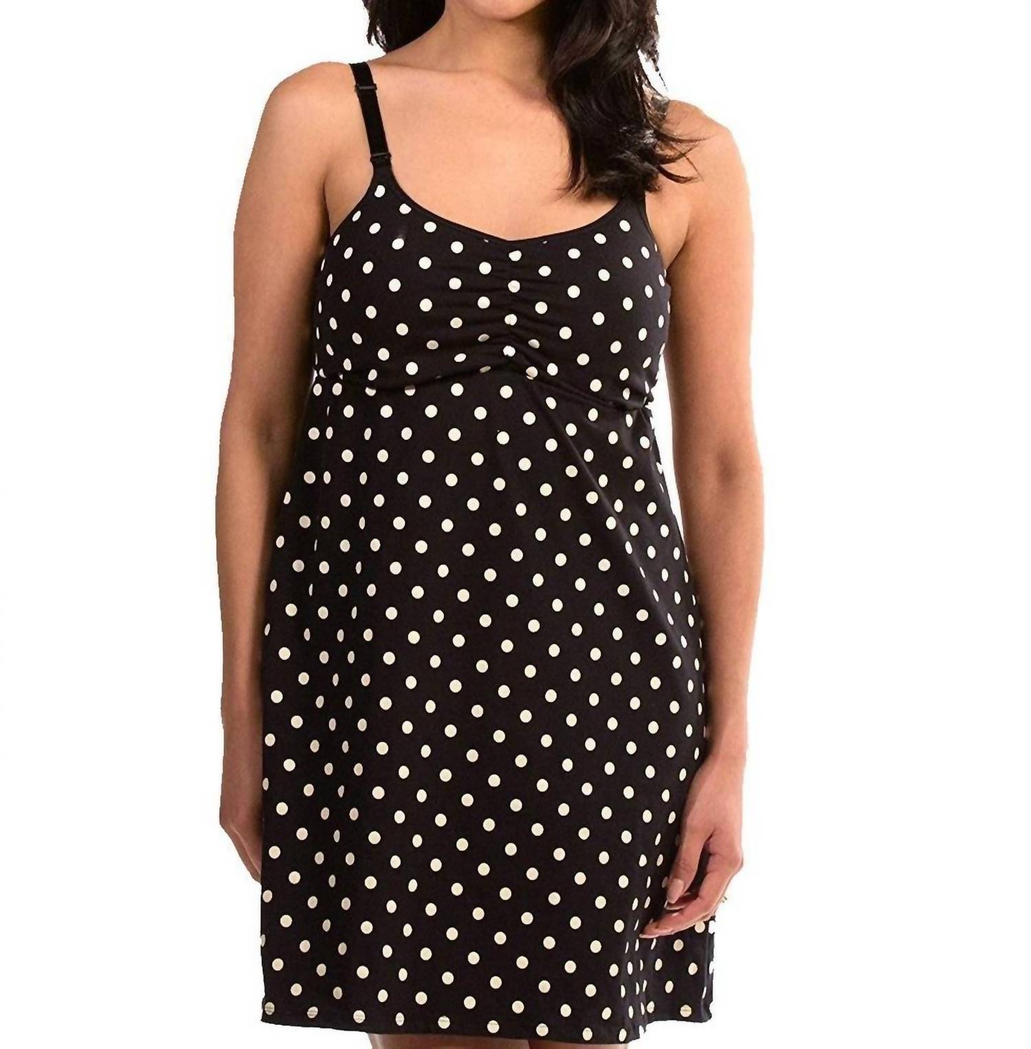 Shirred-Front Comfort Nursing Chemise