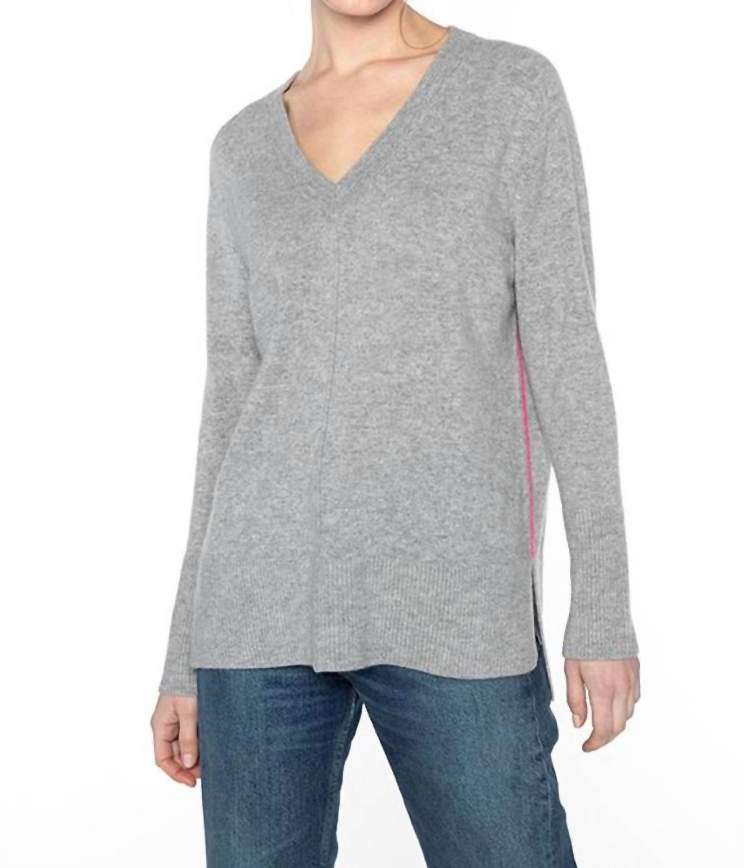Kinross - Hi-low Piped Easy Vee Tee Top