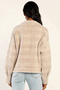 Sage The Label - Lola Plaid Sweater Jacket