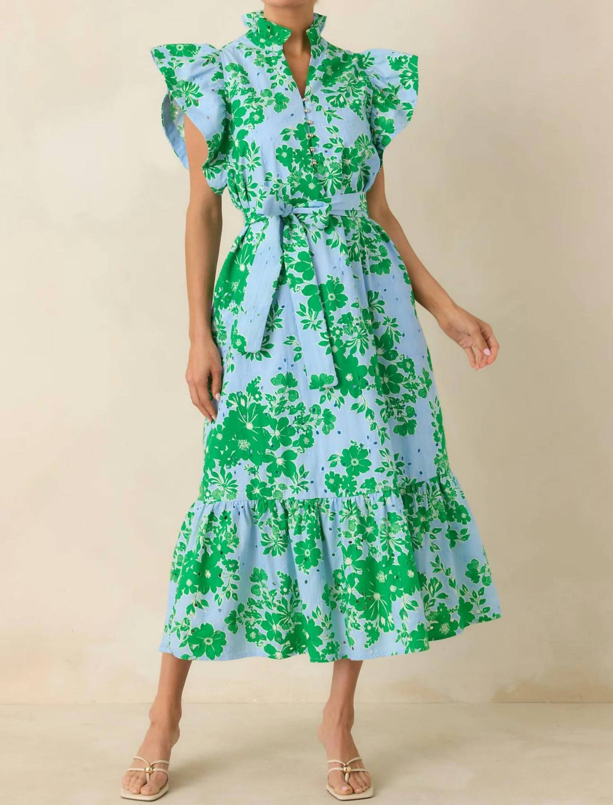 Entro - Fresh Air Floral Maxi Dress