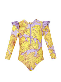 Lia Sahara - Girl's Zipper Long Sleeve One Piece