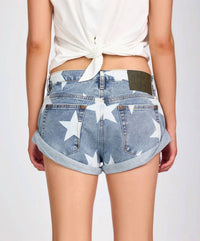 One Teaspoon - Bandits Low Waist Denim Shorts