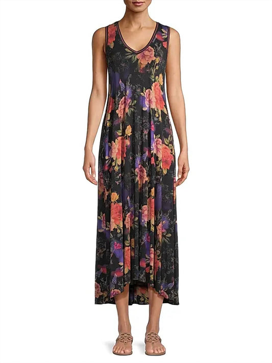 Johnny Was - Bossa Nova V-Neck Maxi Dress