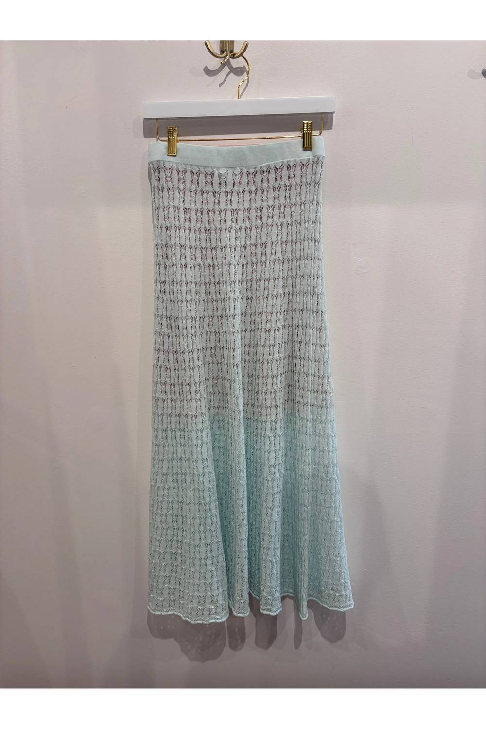 Sita Murt - Women's Openwork Knit Skirt