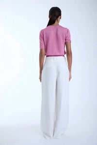Karina Grimaldi - Women's Lily Knit Metallic Top