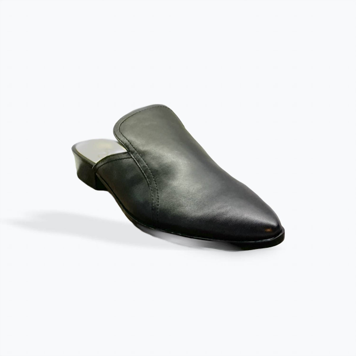 42 Gold - Women's Soft Leather Mule