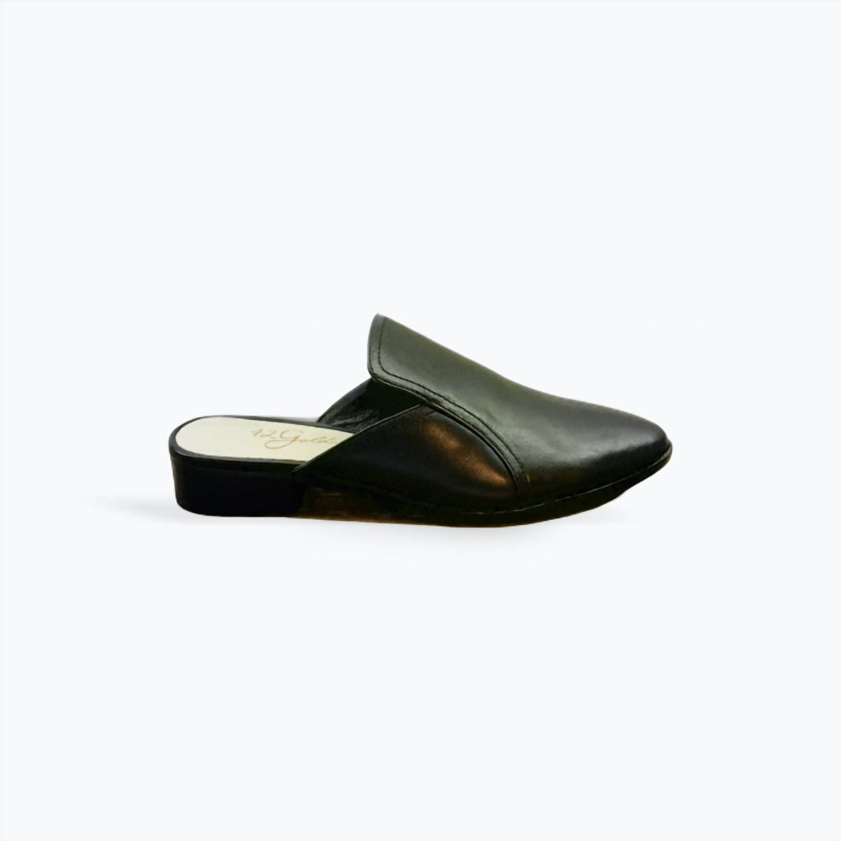 42 Gold - Women's Soft Leather Mule