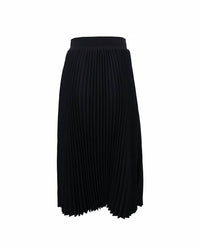 Theo The Label - Women's Atlas Pleated High Slit Skirt