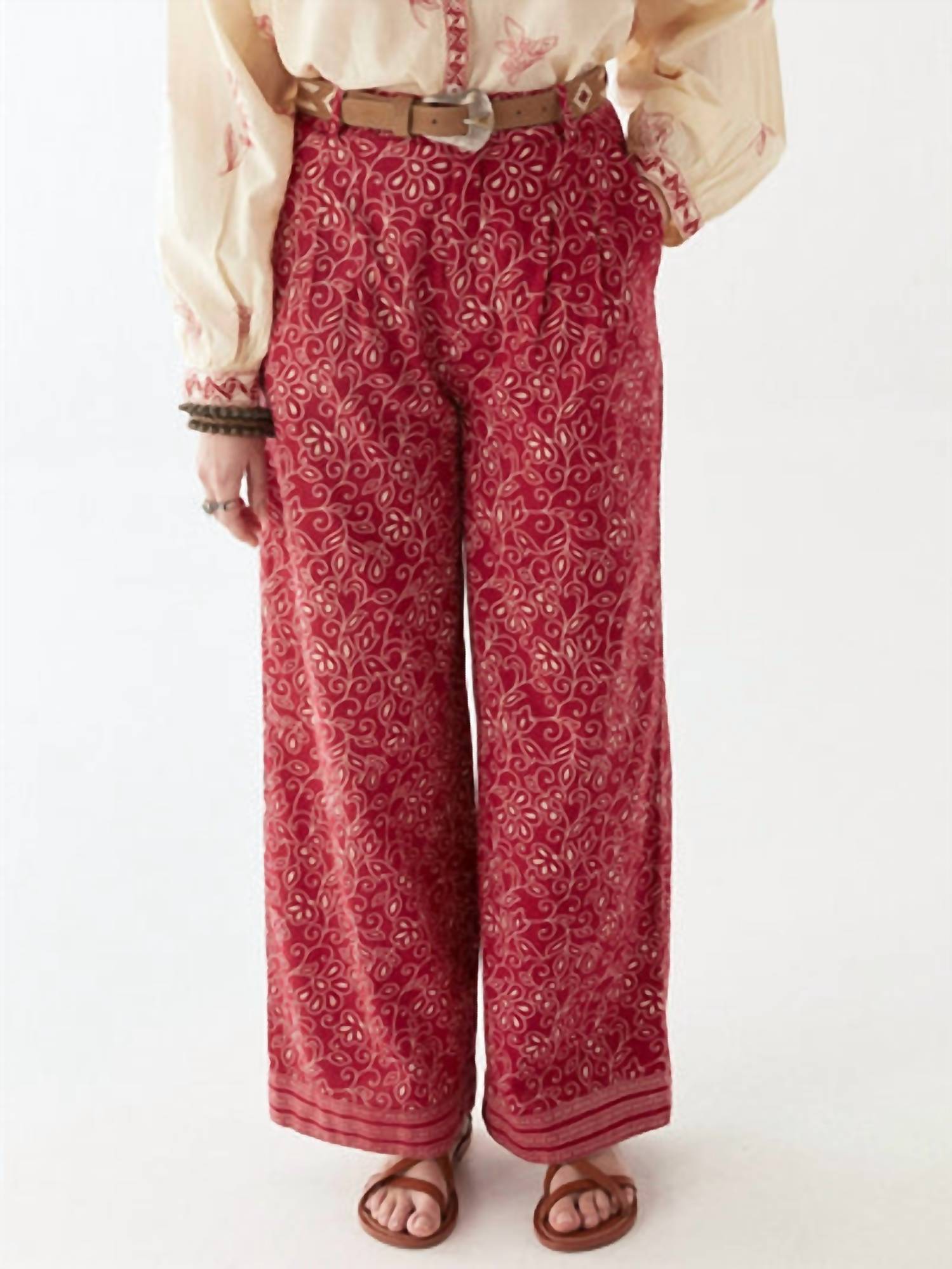 Maison Hotel Bebo Pant in chili - women's pants