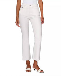 DL1961 - Women's Bridget Bootcut High Rise Instasculpt Crop Jeans in white - women's jeans - alternate view