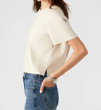 STEVE MADDEN Ezra Top in bone - women's t-shirt - detail view