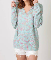 Mystree - Chevron Hoodie Sweater