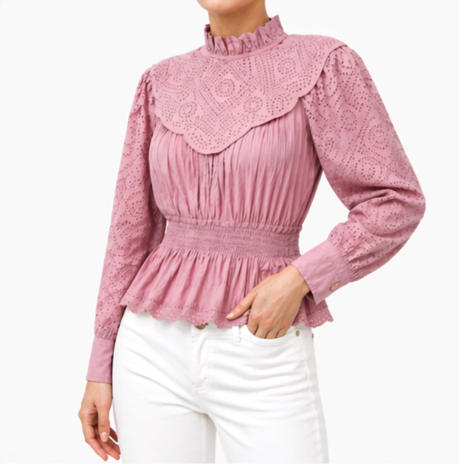 Sea - Vienne Eyelet Top