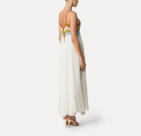forte forte Crochet Soleil Maxi Dress in garden - women's dress - alternate view