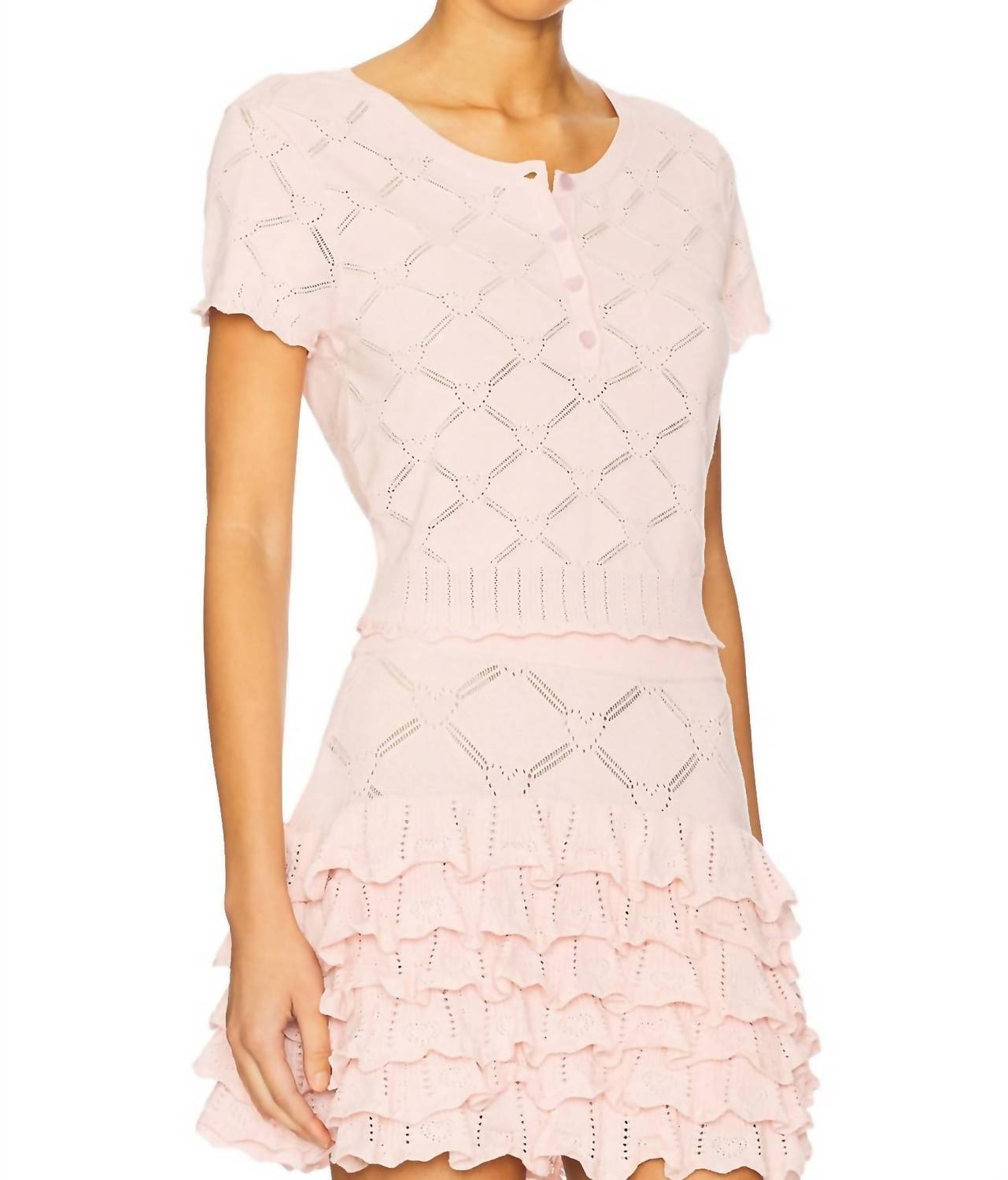 Loveshackfancy - Lilifred Cropped Cardigan Top