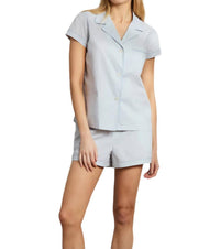 The Sleep Code - Organic Cotton Poplin Short Pajama Set