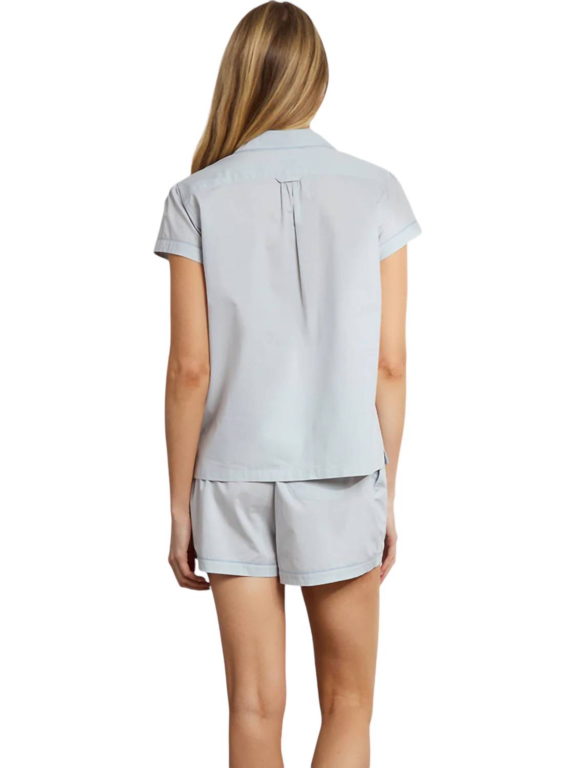 The Sleep Code - Organic Cotton Poplin Short Pajama Set