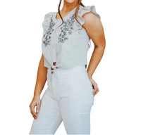 She + Sky - Talk flirty to me Crop Top