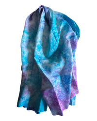 The Gray Crab - Hand-Dyed Silk Scarf