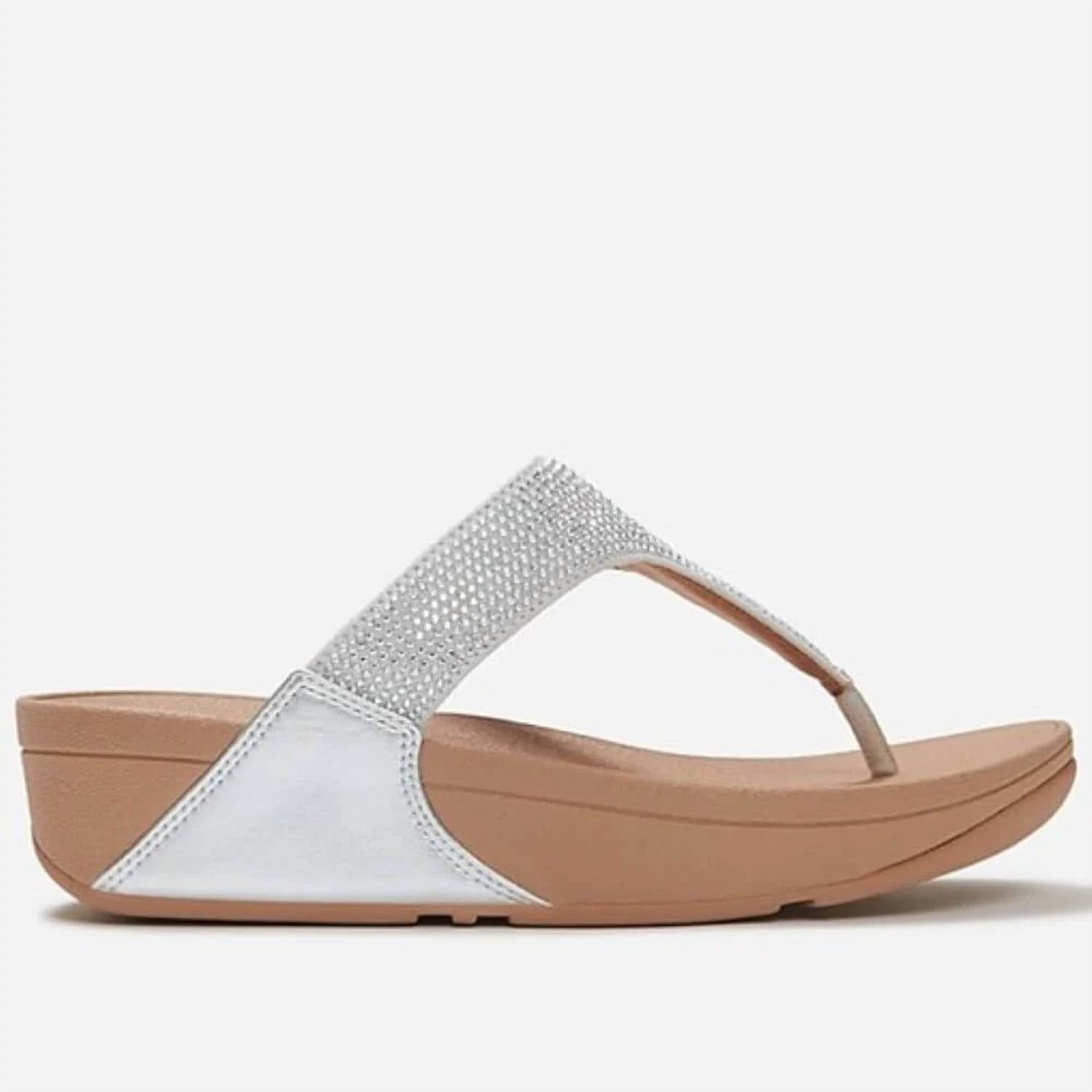 Fitflop - Women's Lulu Crystal Embellished Toe Post Sandal