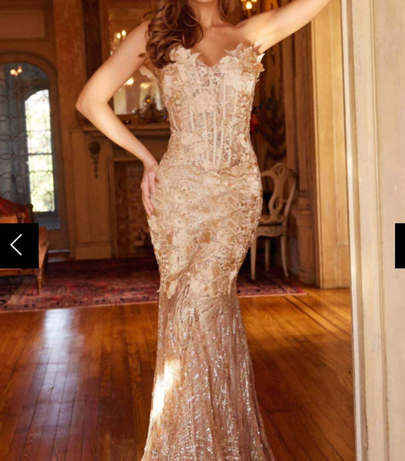 Jovani - corset long gown